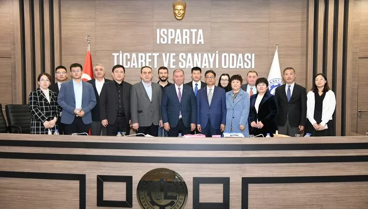 ITSO ÖNCÜ OLDU: ÇİNLİ HEYET ISPARTA’YI KEŞFETMEYE GELDİ Isparta Ticaret