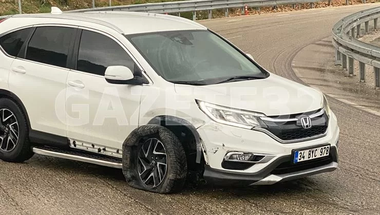 Isparta’da dün sabah saatlerinde etkisini gösteren yağışlar nedeniyle kayganlaşan yollarda