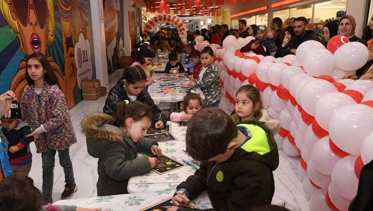 Çocuk Festivalinde eğlenip, etkinliklere katıldılar