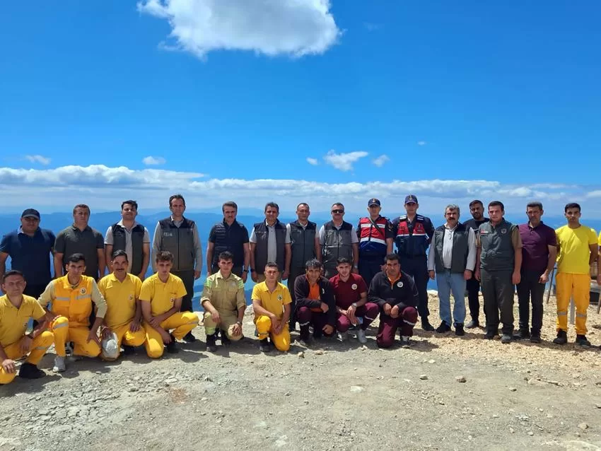 Isparta Valisi Aydın Baruş, Sütçüler ilçesi Çandır Orman İşletme Şefliği’nde