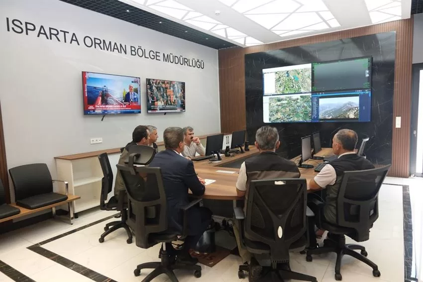 Isparta Valisi Aydın Baruş, Isparta Orman Bölge Müdürlüğü Orman Yangınları