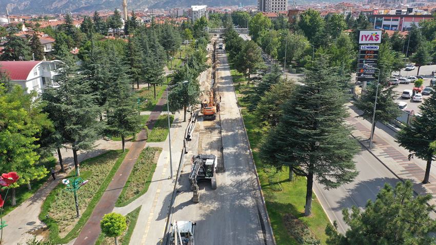 3 bölgeye içme suyu sağlayan boru hattında yenileme çalışması yapıldı