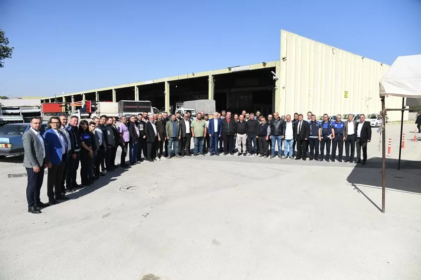 Başkan Başdeğirmen hal esnafıyla buluştu