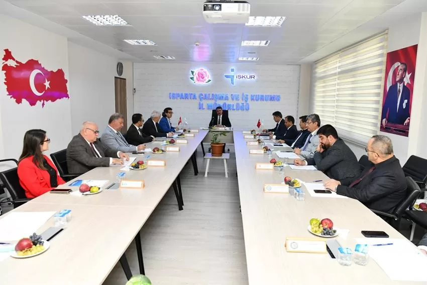 Vali Aydın Baruş başkanlığında, Çalışma ve İş Kurumu Müdürlüğü’nde 2023