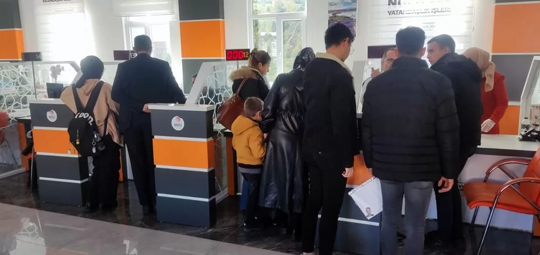 Isparta Nüfus Müdürlüklerinde seçim yoğunluğu Resmi Gazete’de yayımlanan Yüksek Seçim Kurulu kararı doğrultusunda, 2024 yılı