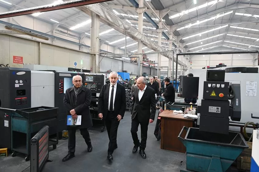 Başkan Başdeğirmen: Buradaki üretimi ve ihracatı görmekten çok mutluyum