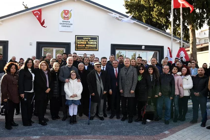 Isparta Gazeteciler Cemiyeti Soner Toros Basın Merkezi açıldı