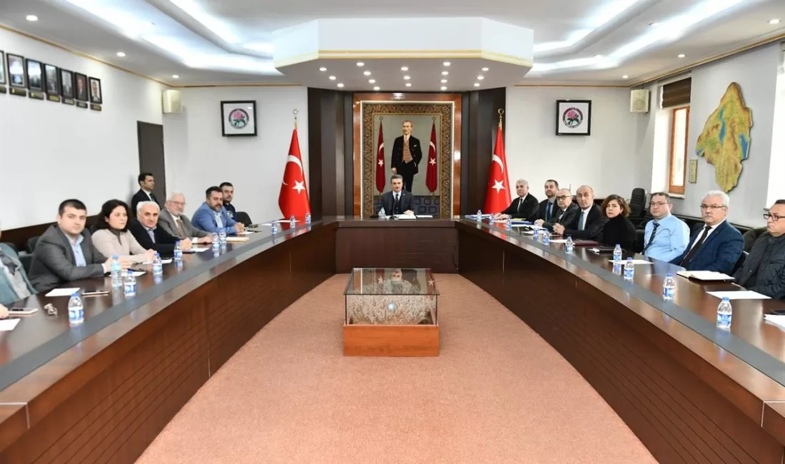 İlimizin depreme yönelik hazırlık çalışmalarının gözden geçirilmesi ve alınması gereken