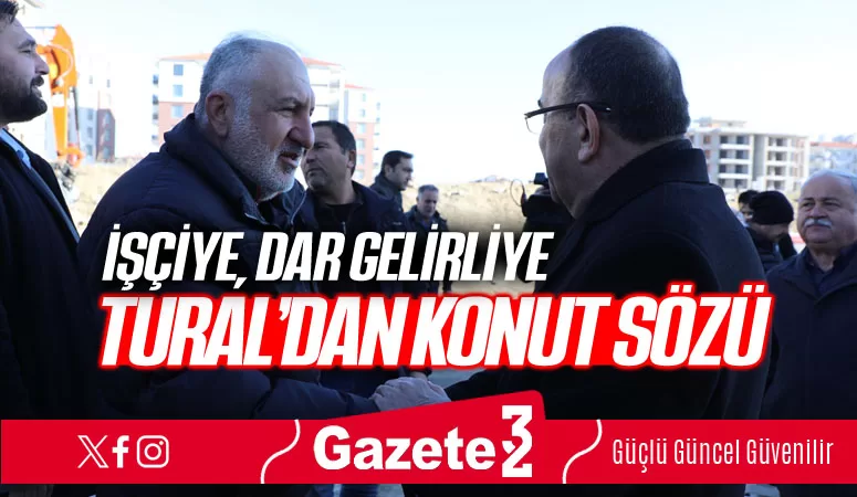 İyi Parti Belediye Başkan Adayı Ahmet Tural, inşaat işçileriyle bir