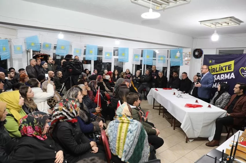 Kestane bahçeleri kırmızı çizgimdir &nbsp;Mahalle buluşmaları programlarına tüm hızıyla devam