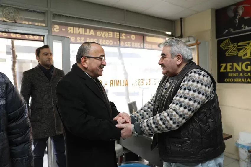 Seçim çalışmalarını aralıksız sürdüren İyi parti Belediye Başkan Adayı Ahmet