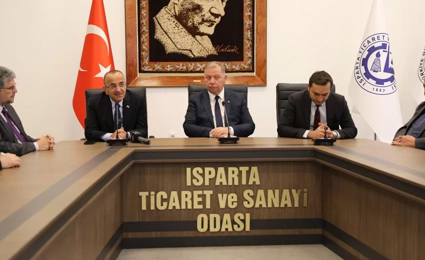Tural ITSO ve Borsa’yı ziyaret etti; Isparta’yı ortak akılla birlikte