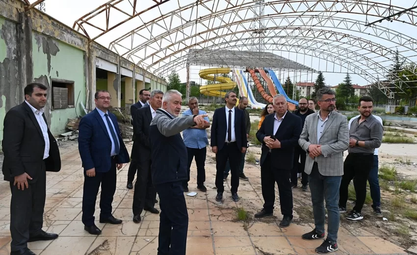 Davraz Mahallesindeki Aquapark, Masal Park’a dönüyor. Kadın ve çocuk ağırlıklı