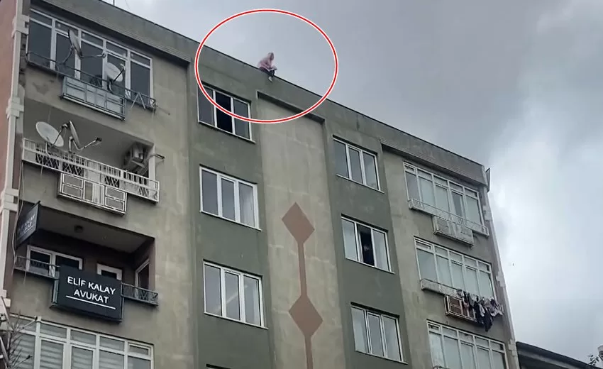 Isparta’da geçtiğimiz günlerde bir binanın çatısına çıkıp intihar girişiminde bulunan