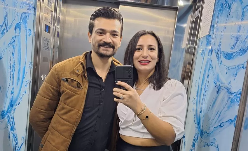 Isparta’da gazeteci meslektaşlarımız Zehra ve Yavuz Akol, çiftinin bebekleri Mehmet