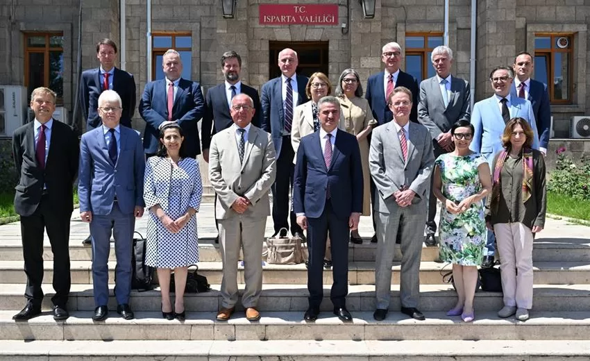Bir dizi ziyaret için Isparta’da bulunan Avrupa Birliği Delegasyonu Başkanı