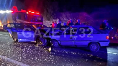 Isparta’da gece saatlerinde sıralarında Büyükkışla Köyü Isparta-Antalya Karayolu’nun 20. kilometresinde