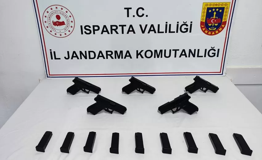 Isparta İl Jandarma Komutanlığınca Silah Kaçakçılığı olaylarını önlemeye yönelik icra