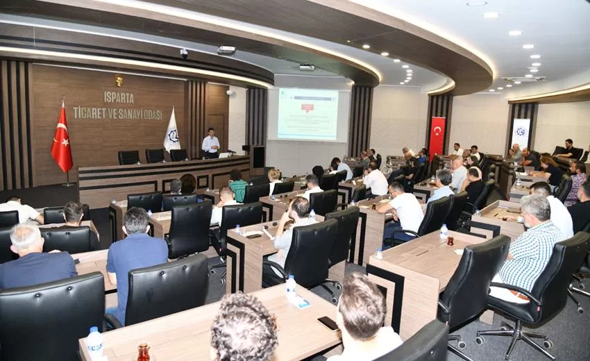 Isparta Ticaret ve Sanayi Odası (ITSO) öncülüğünde KOSGEB İl Müdürü