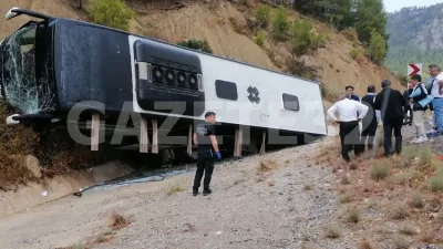 Isparta-Antalya karayolu Bucak ilçesine bağlı Kargı köyü yakınlarında meydana gelen