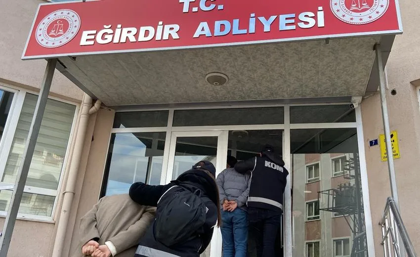 Eğirdir Cumhuriyet Başsavcılığı koordinesinde yürütülen soruşturma kapsamında, Isparta Emniyet Müdürlüğü