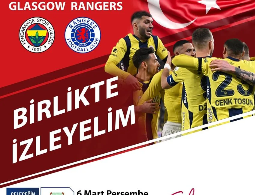 Fenerbahçe- Glasgow Rangers Maçı İçin Isparta’da Dev Ekran Kurulacak Isparta Belediyesi, UEFA Avrupa Ligi’nde son 16 turun ilk maçında