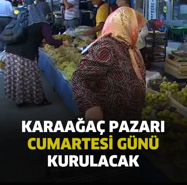 Isparta’da Pazar günü kurulan Karaağaç Pazarı, Ramazan Bayramı dolayısıyla Arefe