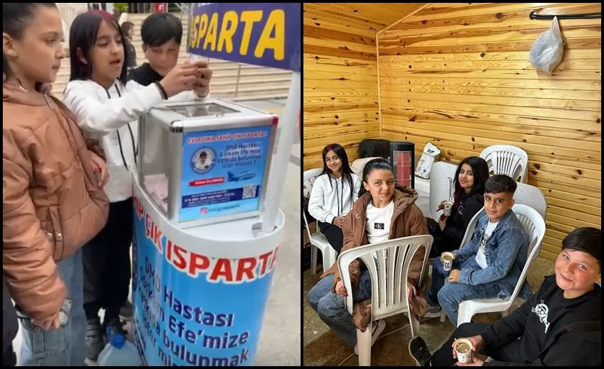 Isparta’da tedavisi için büyük bir dayanışma başlatılan DMD kas hastası