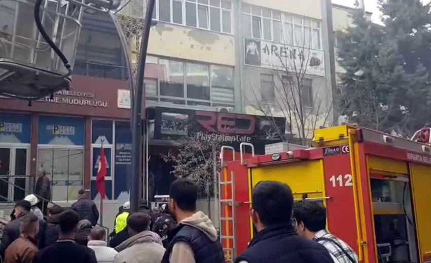 Isparta’nın en işlek noktalarından biri olan Kafeler Caddesi’nde bulunan bir