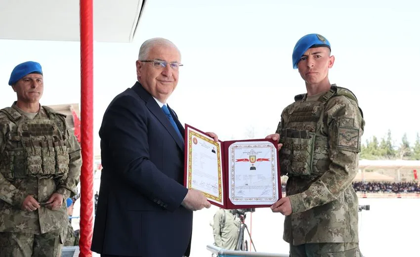 Millî Savunma Bakanı Yaşar Güler, beraberinde TSK Komuta Kademesi ile