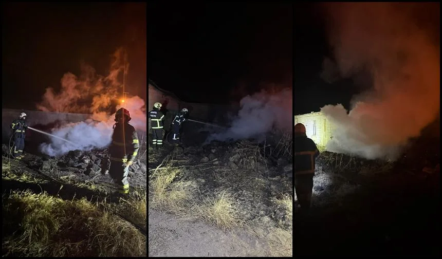 Isparta merkeze bağlı Bozanönü Köyü’nde bir vatandaşın mangal yapması sonucu