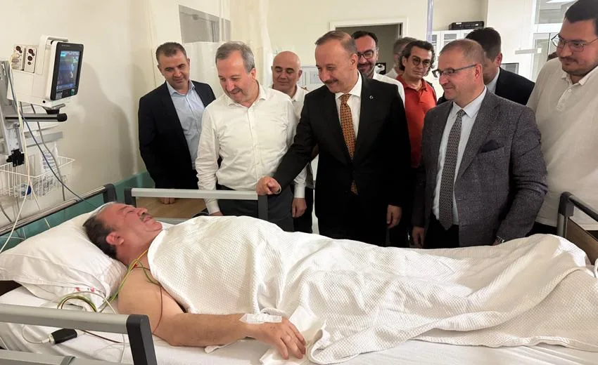 Isparta Şehir Hastanesi’nde operasyon geçiren Belediye Başkan Yardımcısı Musa Macit’e