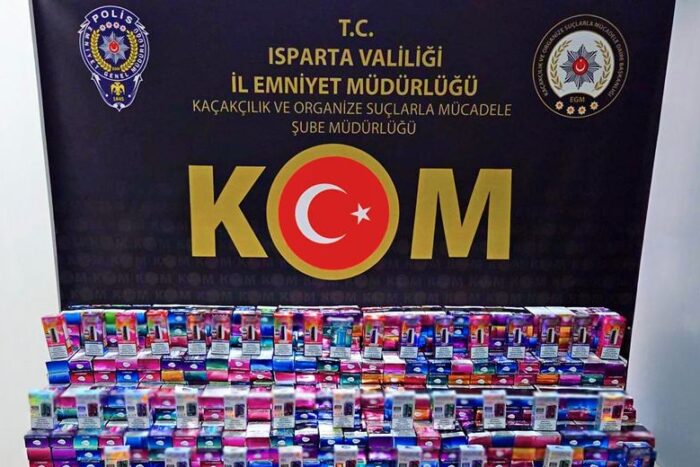 Isparta’da 1.8 Milyon Tl Değerinde Kaçak Elektronik Sigara Yakalandı