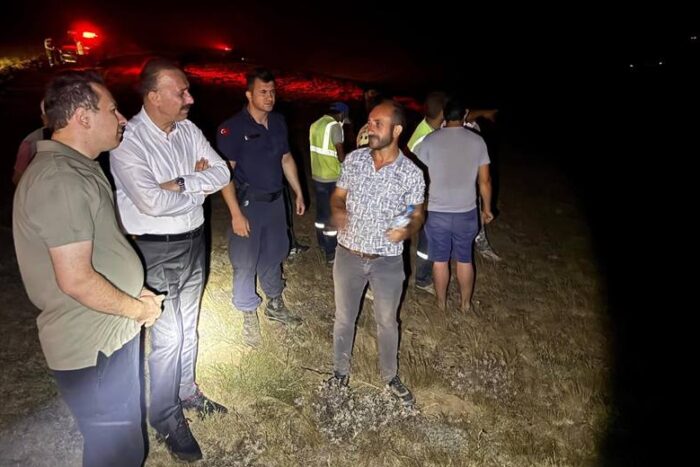 Isparta Valisi Abdullah Erin Yangın Bölgesinde