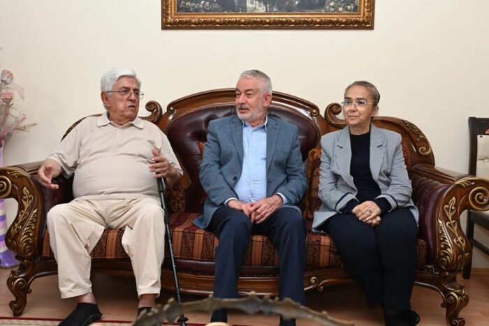 Başdeğirmen Çiftinden Bolat Tamer’e Taziye Ziyareti