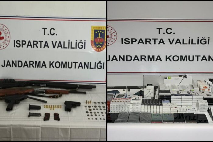 Isparta’da Jandarmadan Kaçakçılık Operasyonu: 4 Gözaltı