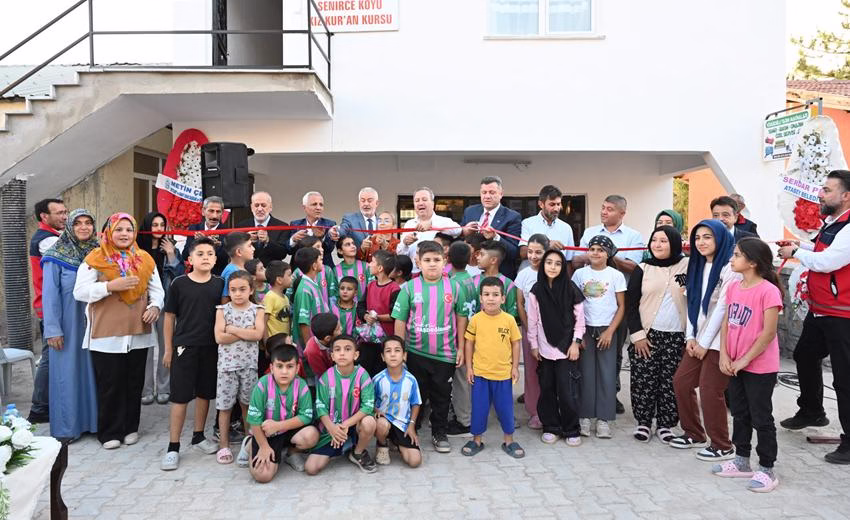 Isparta Belediyesi öncülüğünde hayırseverlerin de destekleriyle inşa edilen Senirce Köyü