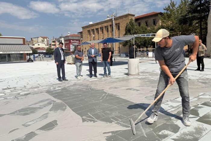 Valilik Arkası Otoparkın Su Sızıntısı Problemi Giderildi