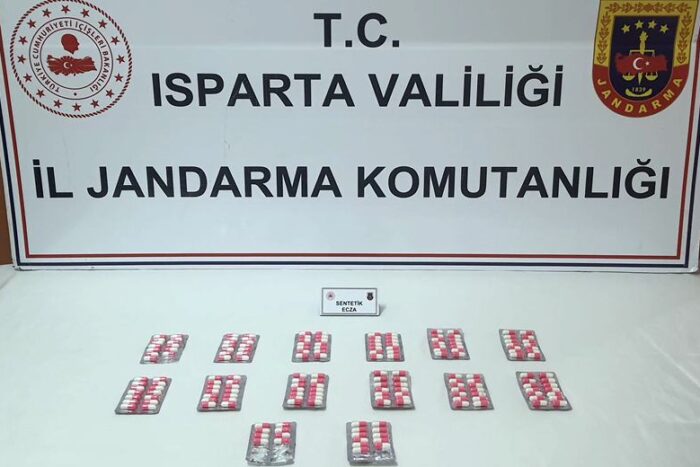 Isparta’da Jandarmadan Uyuşturucu Hap Operasyonu