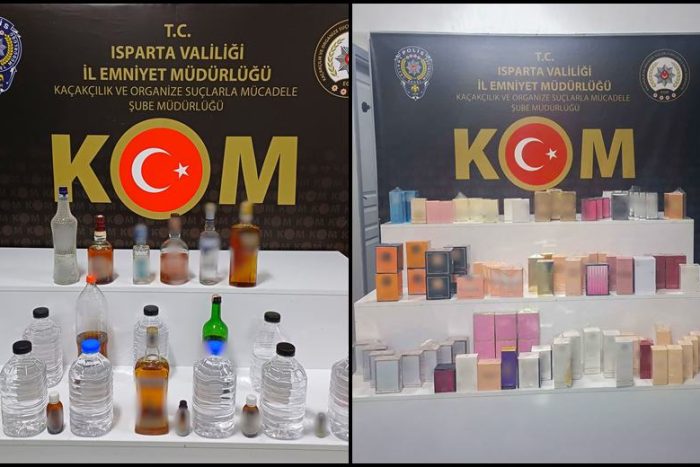 Isparta’da Kaçak Ürün ve Sahte Alkol Operasyonları: 4 Şüpheliye Adli İşlem