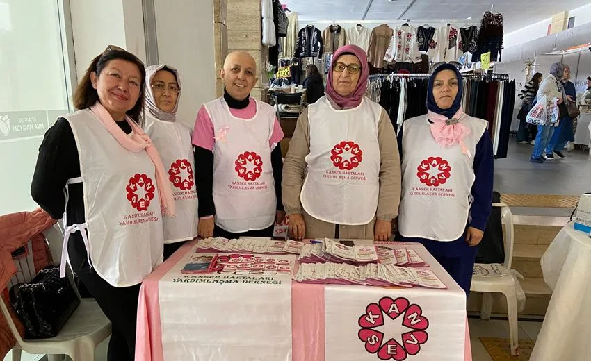 1–31 Ekim Kanser Farkındalık Ayı kapsamında, Isparta Kanser Hastaları Yardımlaşma