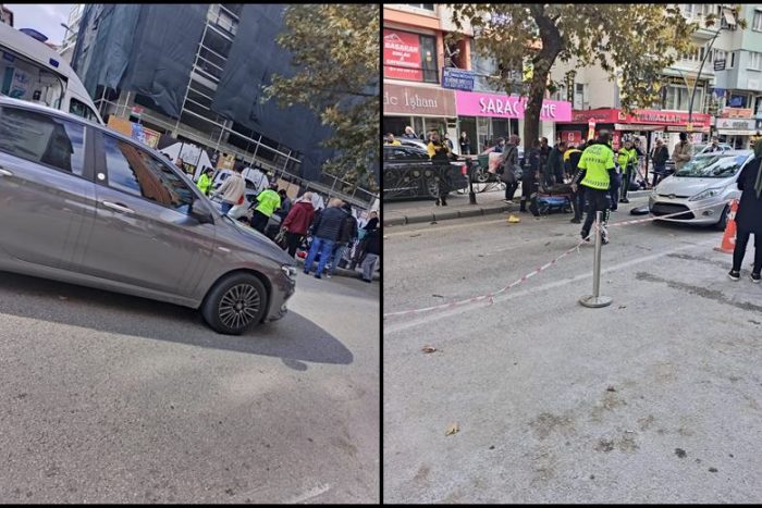 Cumhuriyet Caddesi’nde Kaza: Motosiklet Sürücüsü Yaralandı