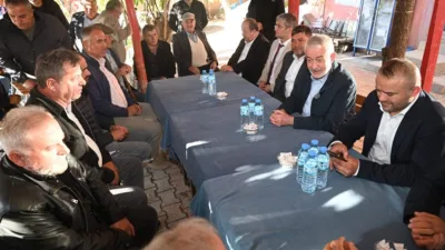 Isparta Belediye Başkanı Şükrü Başdeğirmen, ilçe ve köy ziyaretleri kapsamında