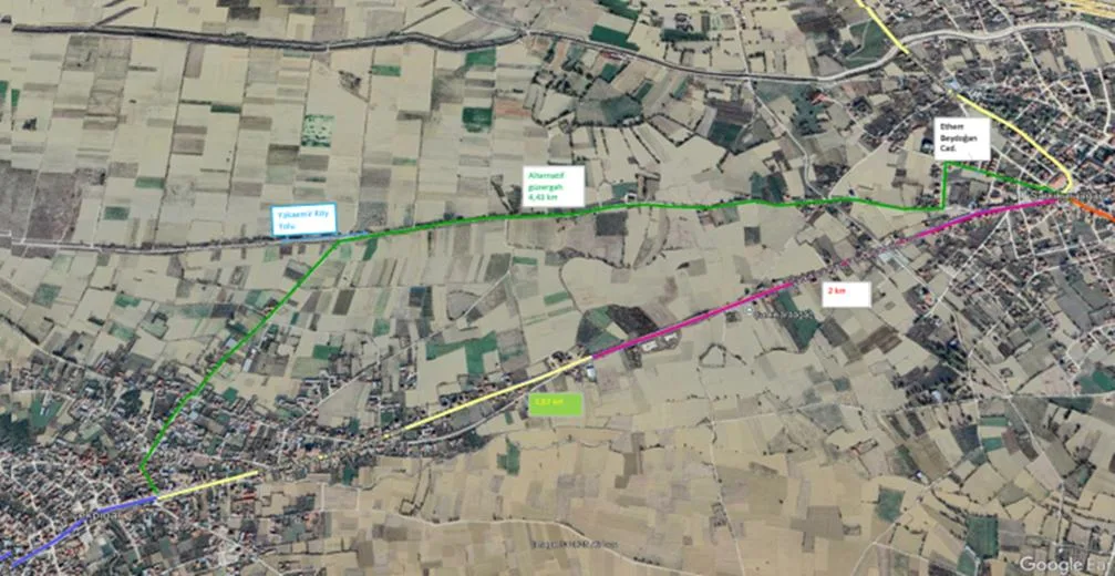 Şarkikaraağaç–Yenişarbademli yolunda sürdürülen üstyapı çalışmaları nedeniyle güzergâhın belirli bir bölümü