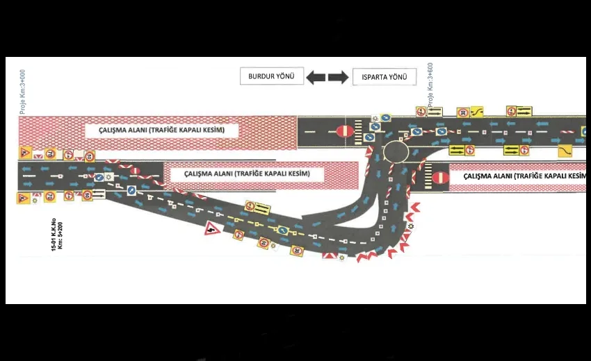 Karayolları Genel Müdürlüğü 13. Bölge Müdürlüğü, Isparta–Burdur (Dostluk Yolu) güzergâhında