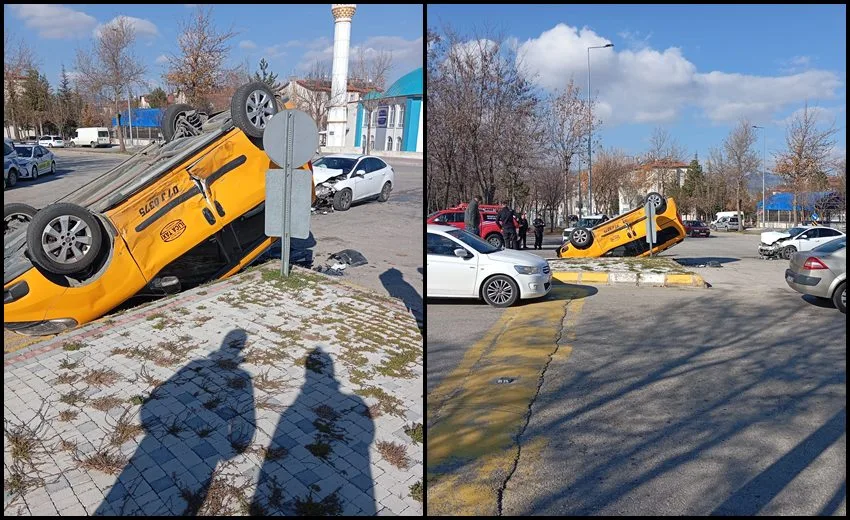 Isparta’nın Işıkkent Mahallesi’nde bulunan 257. Cadde üzerindeki kavşakta meydana gelen