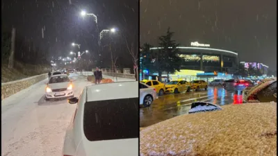 Isparta’da beklenen kar yağışı etkisini göstermeye başladı. Şehir merkezinde kar