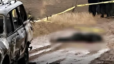 Isparta’nın Keçiborlu ilçesine bağlı Aydoğmuş köyü yakınlarında yol kenarında park