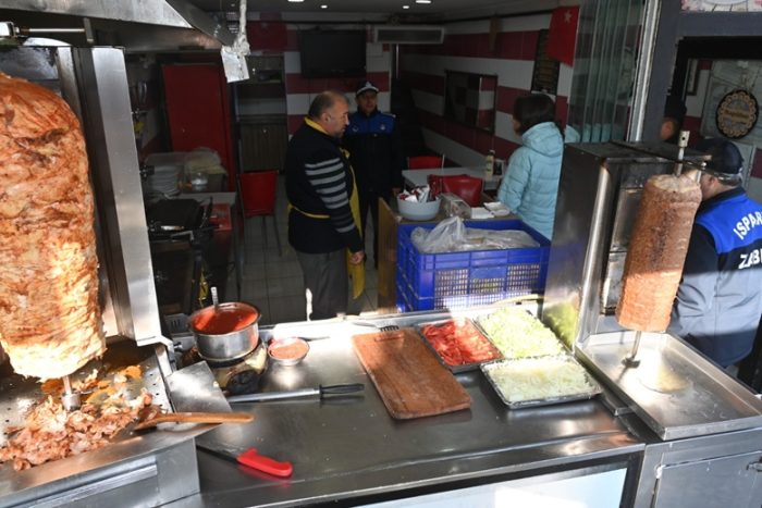 Isparta Belediyesi Zabıta Müdürlüğü’nden Gıda Denetimi