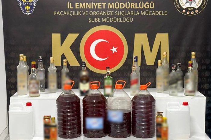 Isparta’da Kaçak Alkol ve Sigara Operasyonu